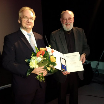 Ministerpräsident Haseloff und  Norbert Lazay